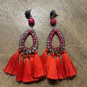 SEQUIN NYC Tassel Earrings